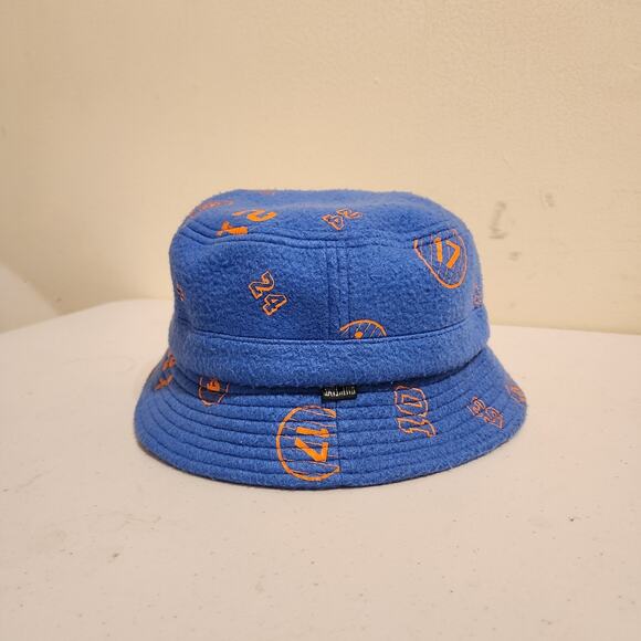 NY Knicks Colorway Fleece Bucket Hat Unisex Print Sample By Hall Of Fame - Picture 7 of 8
